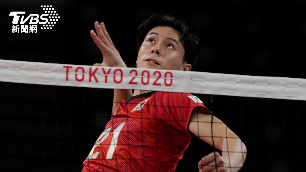19歲「混血排球少年」高橋藍。(圖/達志影像美聯社)