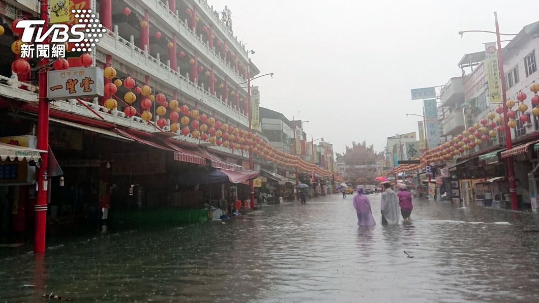 嘉義縣市防大豪雨 新港累積雨量逾300毫米