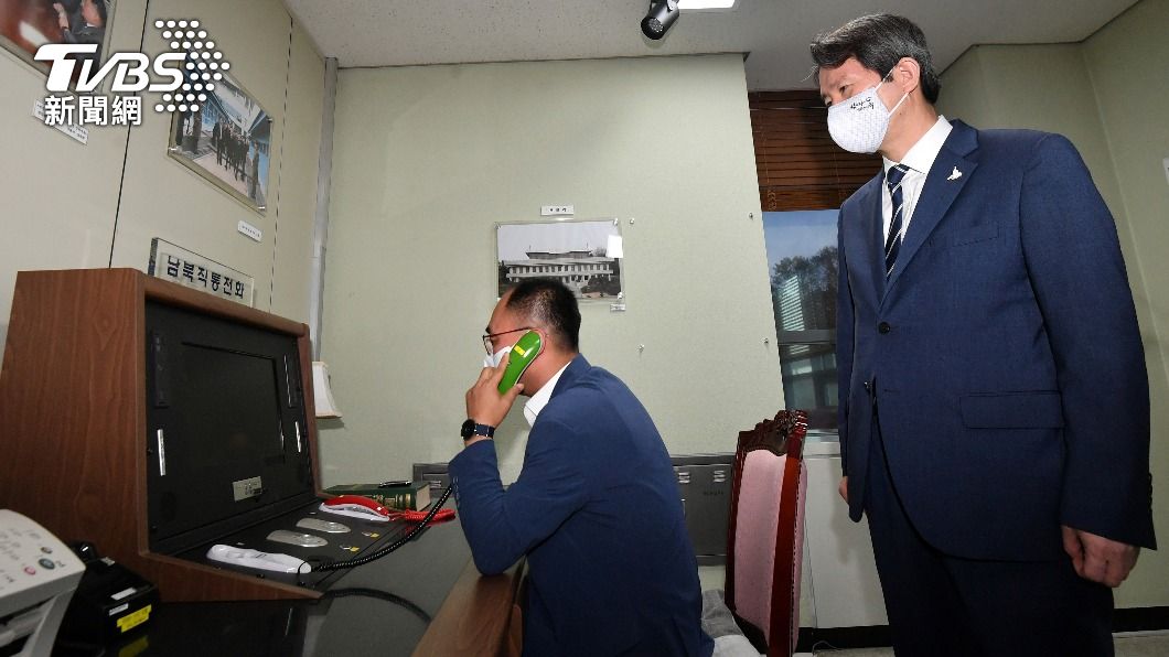 兩韓之間的「熱線電話」一度中斷13個月。(圖/達志影像路透社)