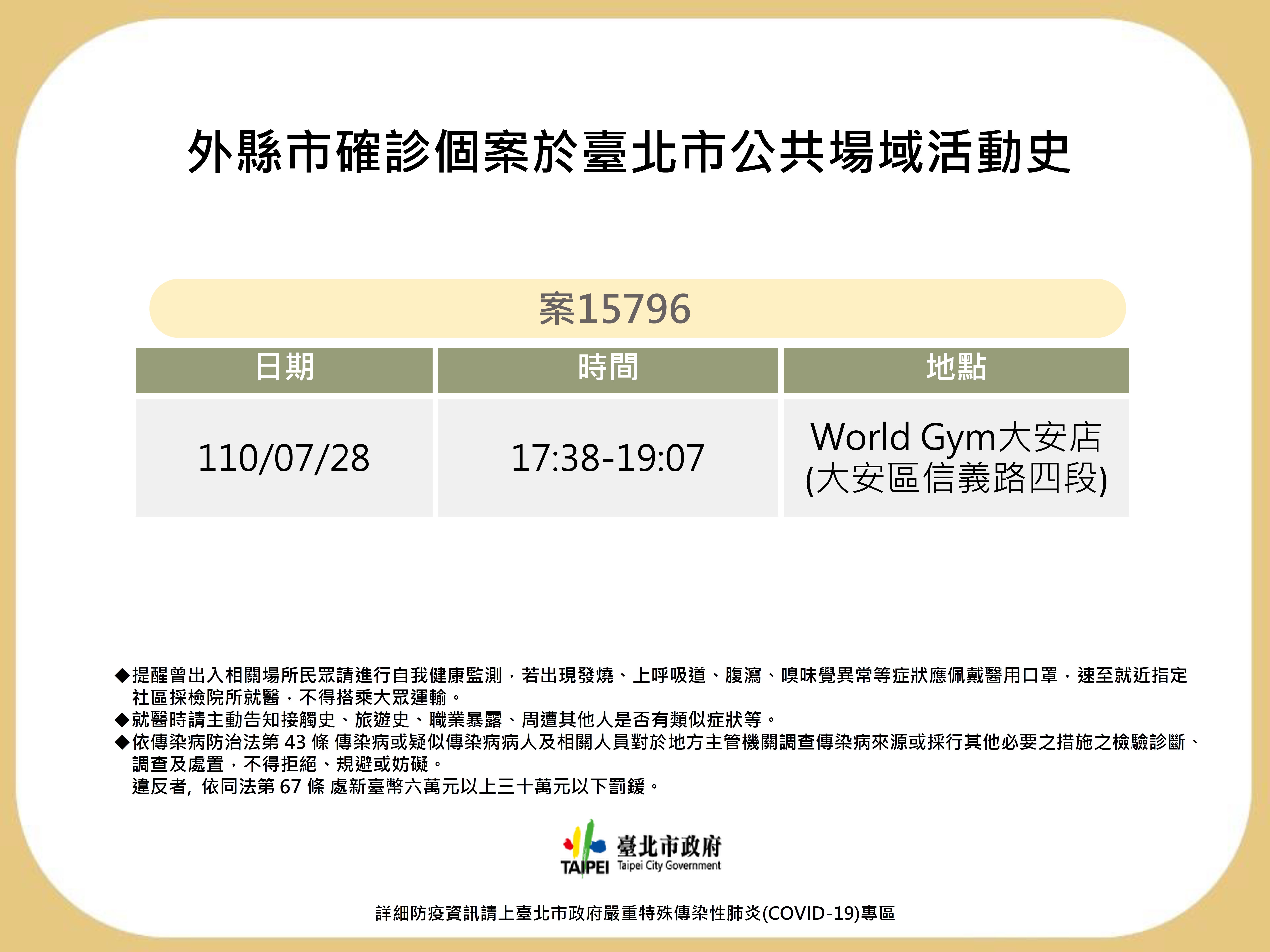 案15796公共場所活動史(圖/台北市政府)