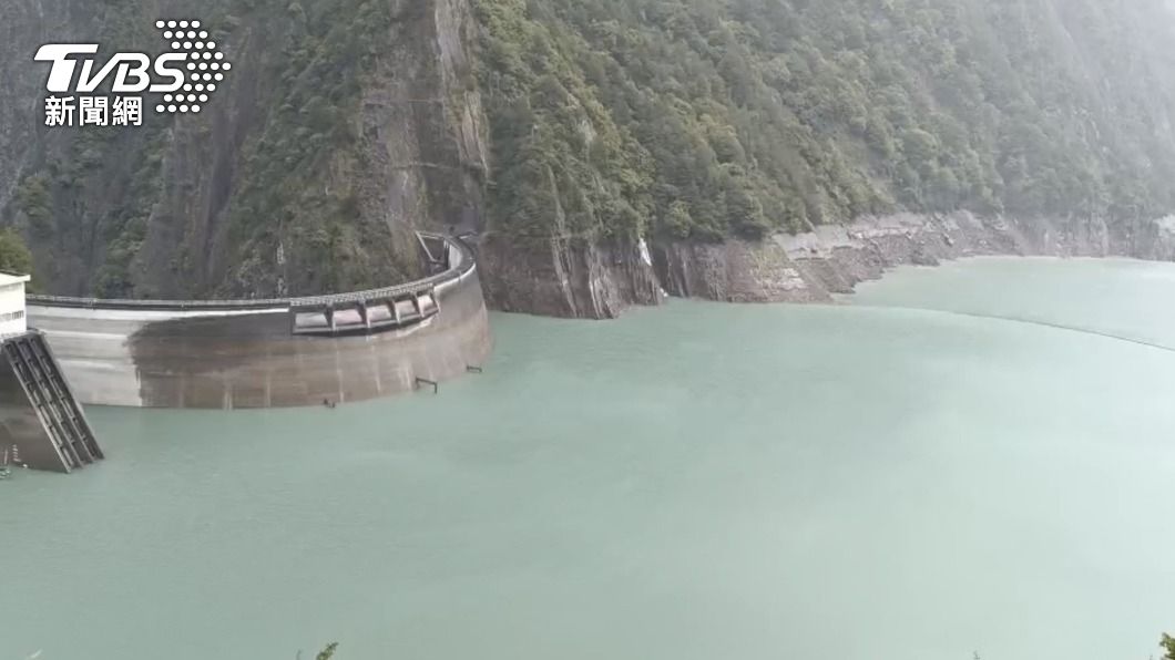 德基水庫集水區降雨不多 蓄水率升為59.5%