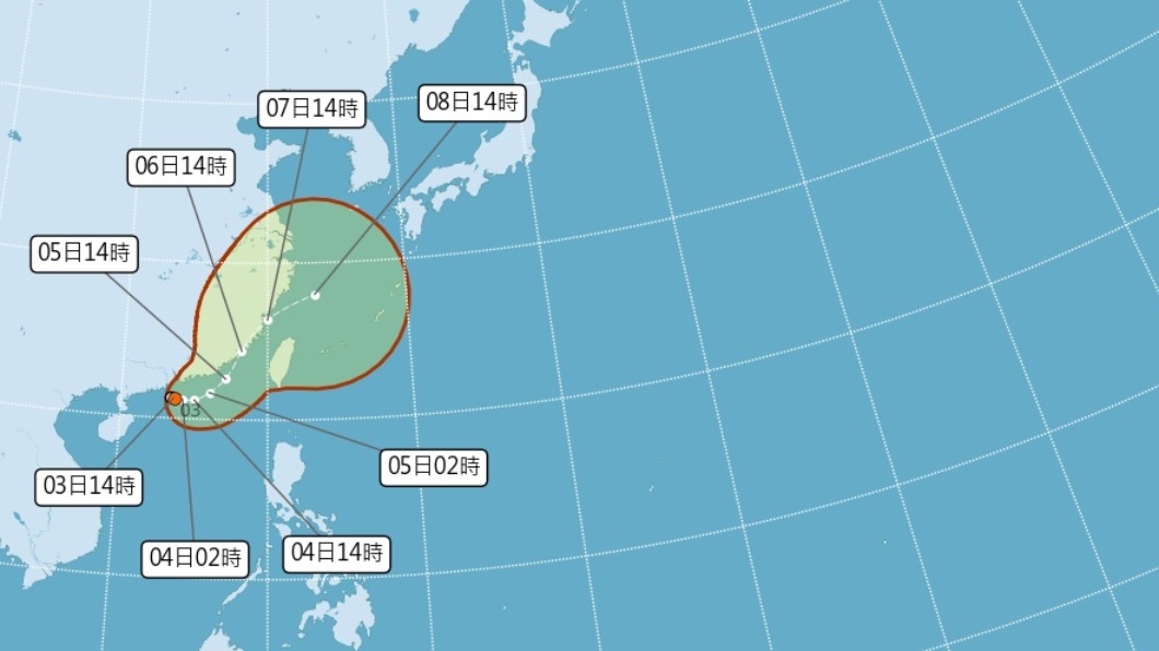 颱風「盧碧」估最快晚間生成 5日起通過台灣海峽