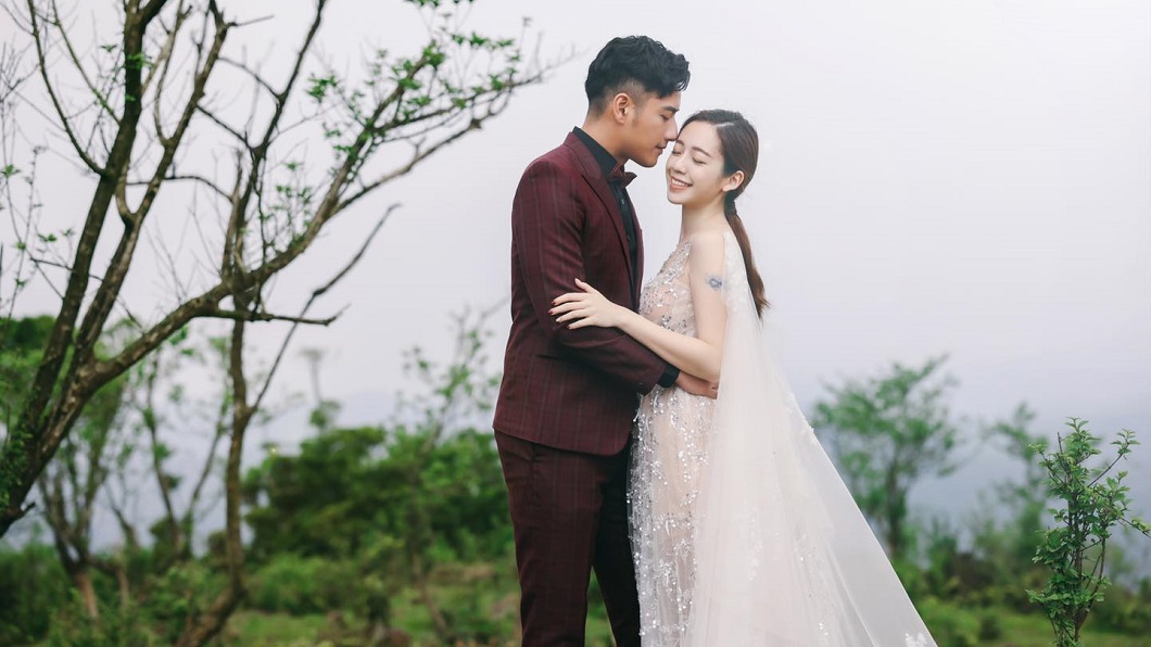 陳天仁在上月底宣布和周孝安結婚的喜訊。（圖／翻攝自陳天仁臉書）