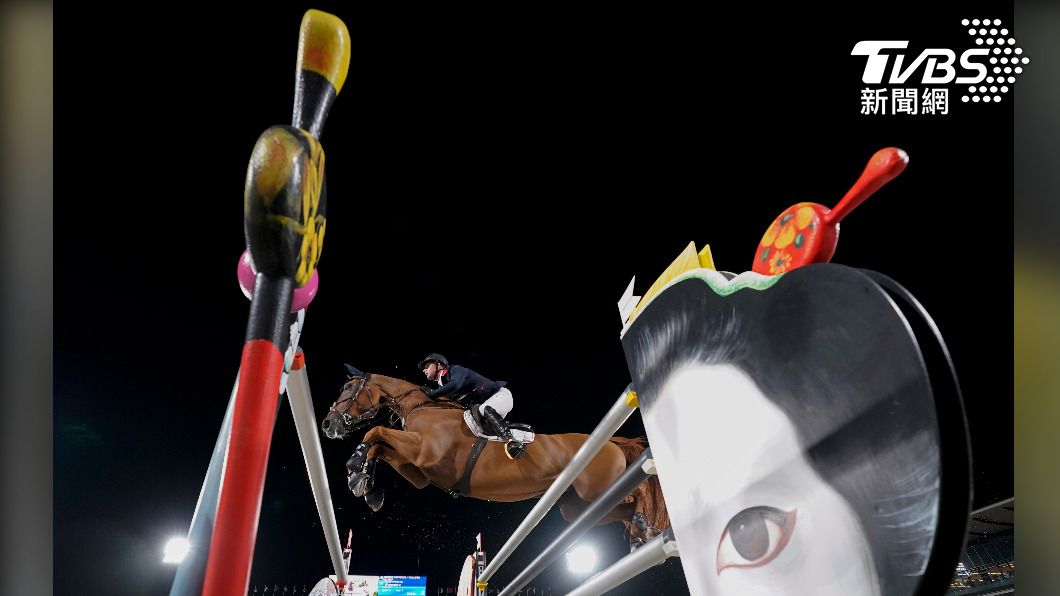 世界冠軍英國籍選手Ben Maher，在東奧中順利晉級決賽。(圖／達志影像美聯社)