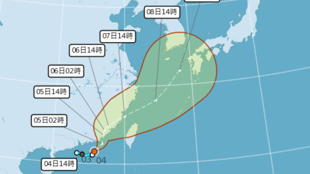 盧碧颱風海警！澎金馬、中南部暴雨戒備　明恐發陸警