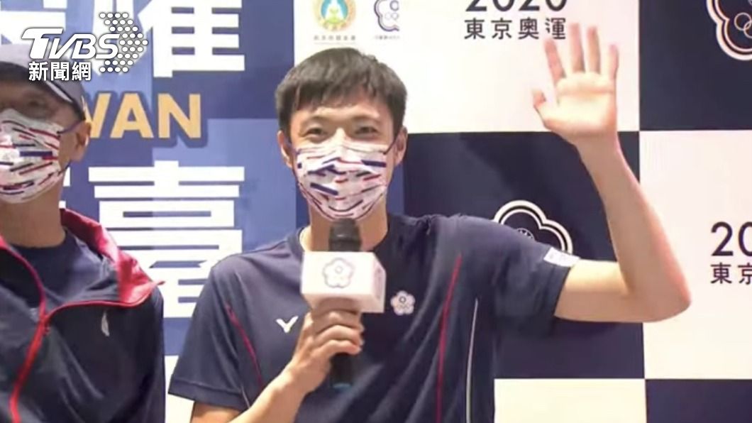 羽球好手王子維。(圖/TVBS)