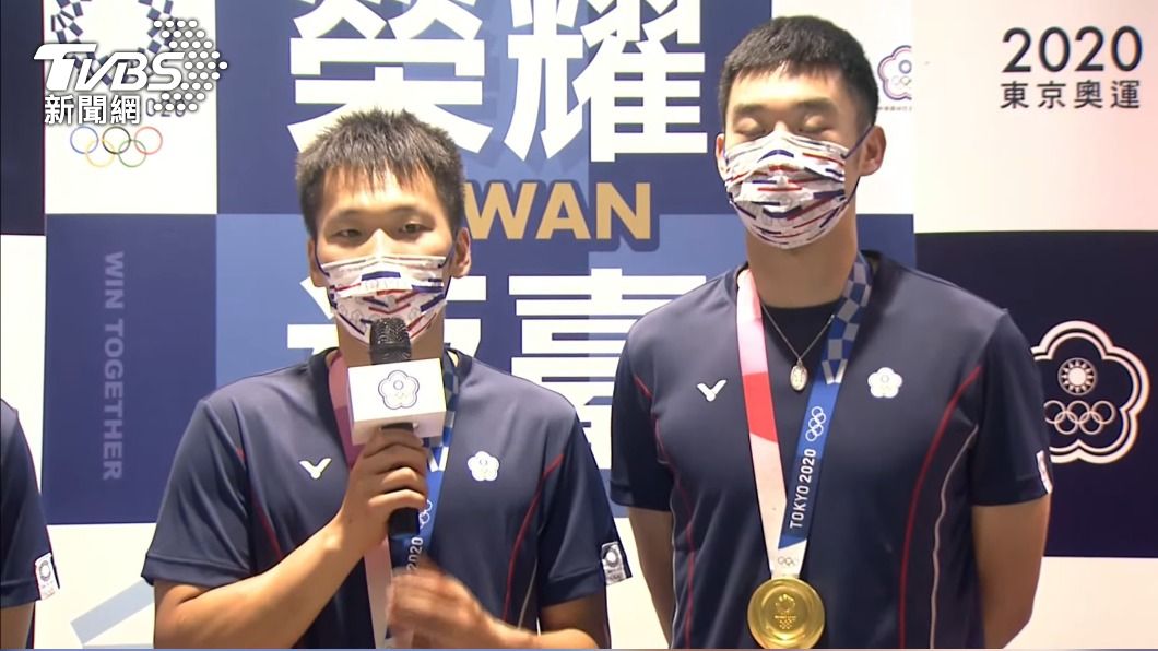 王齊麟表示,自己身為運動員就要把每一場比賽做好。(圖/TVBS)