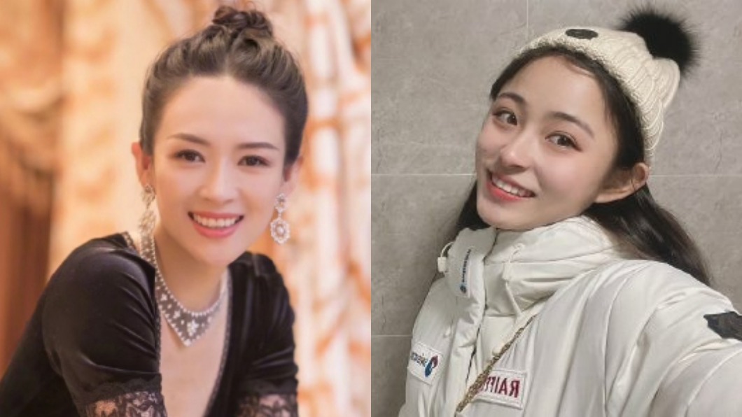 大陸空手道選手龔莉（右）被網友說，長得超像大陸影后章子怡（左）。（圖／翻攝自章子怡微博、龔莉-Karate微博）