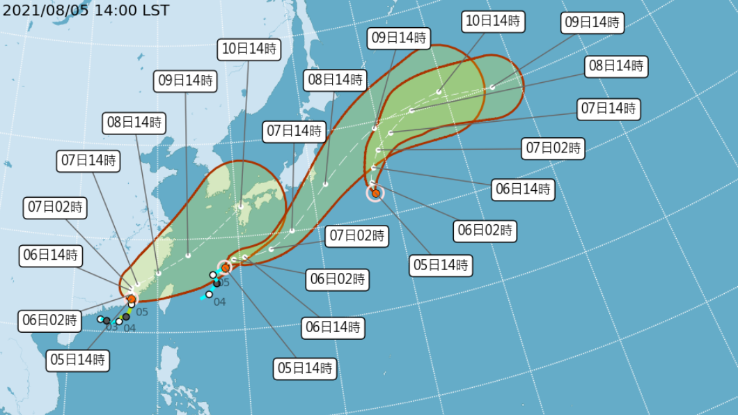 快訊／14:00連生2颱　10號銀河、11號妮妲不直接影響台灣