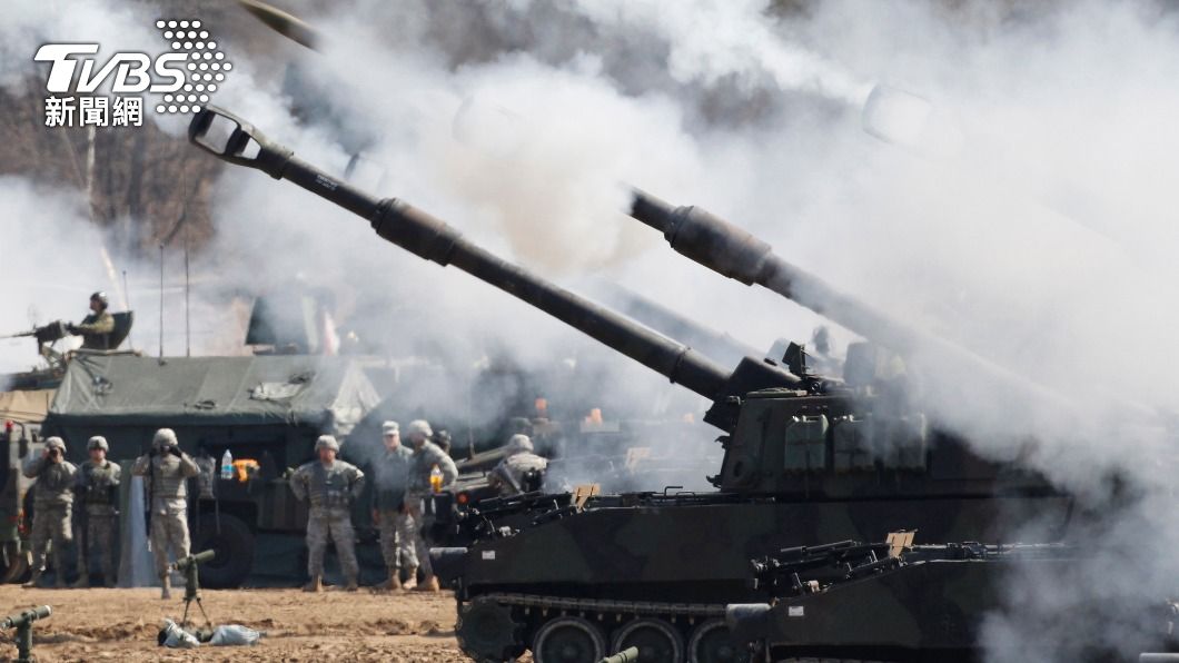 美國此批對台軍售包含40枚「M109A6帕拉丁型」自走砲。（示意圖／達志影像美聯社）