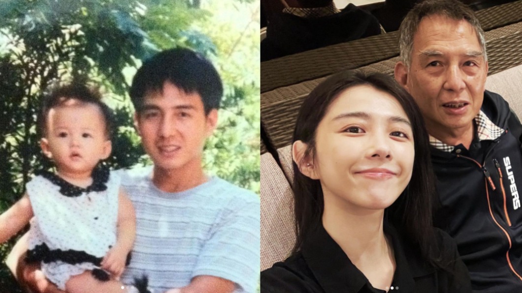 邵雨薇發出與爸爸的合照。(圖/翻攝自1989ivyshao IG)