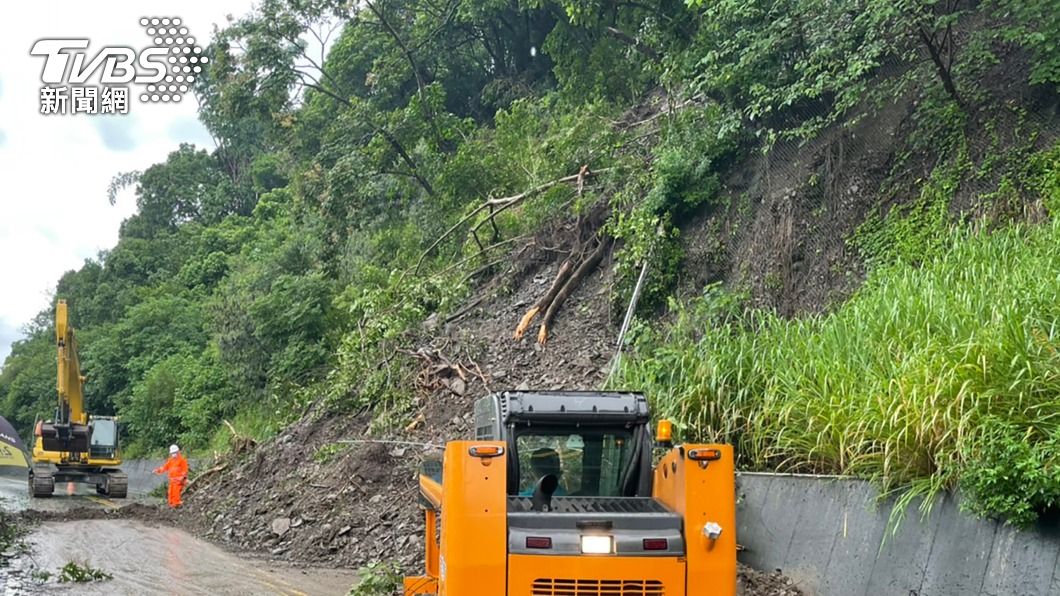 颱風盧碧影響 高雄1處大規模崩塌紅色警戒