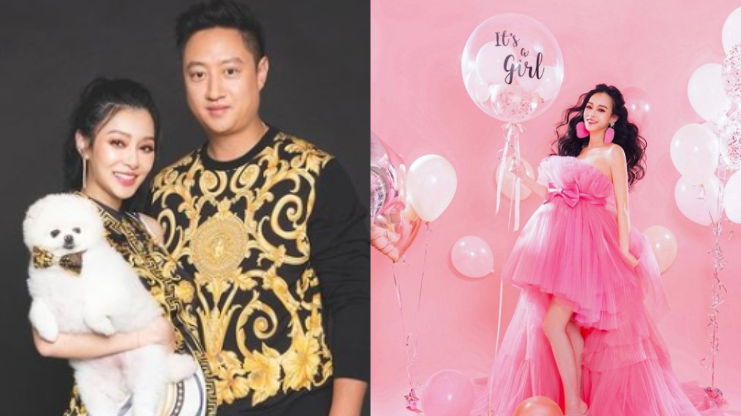 王思佳生產前拍了一系列浮誇孕婦照。（圖／翻攝自王思佳IG）