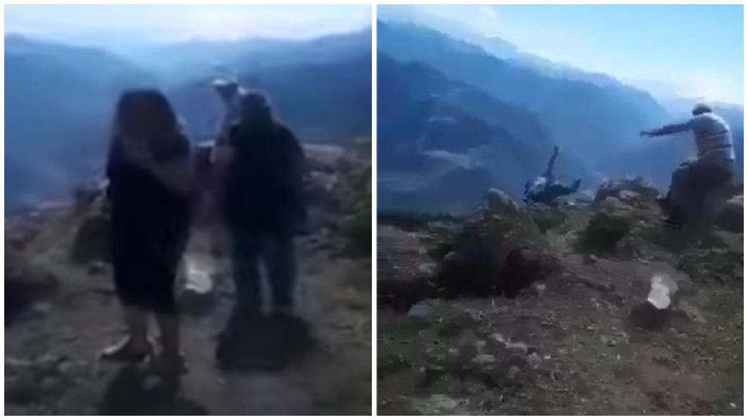 出遊爬山捕捉岳母失足墜崖瞬間　女兒哭喊：媽媽不要