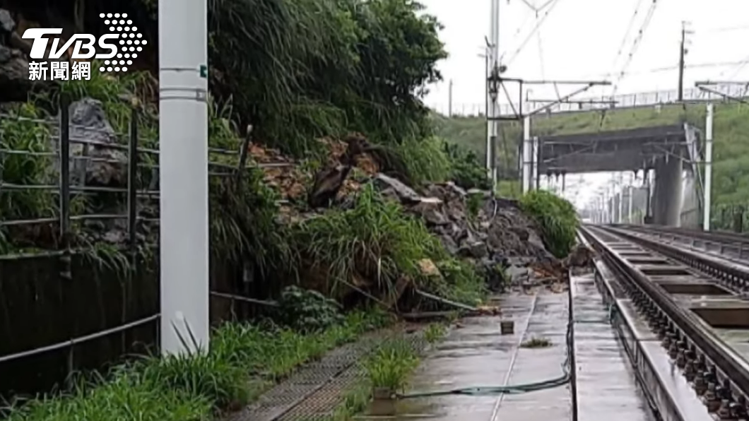 豪雨釀邊坡土石滑動！高鐵急宣布「苗栗至台中」停駛