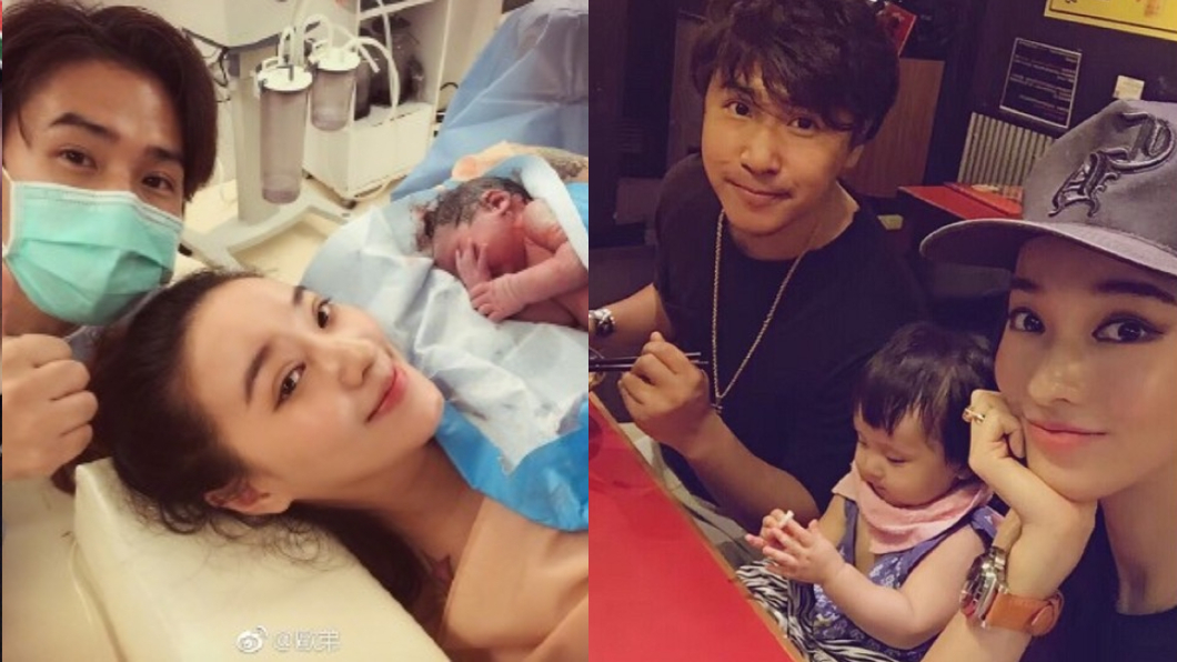 歐漢聲和前妻鄭雲燦育有2女,過往感情相當好。(圖/翻攝自歐漢聲微博)