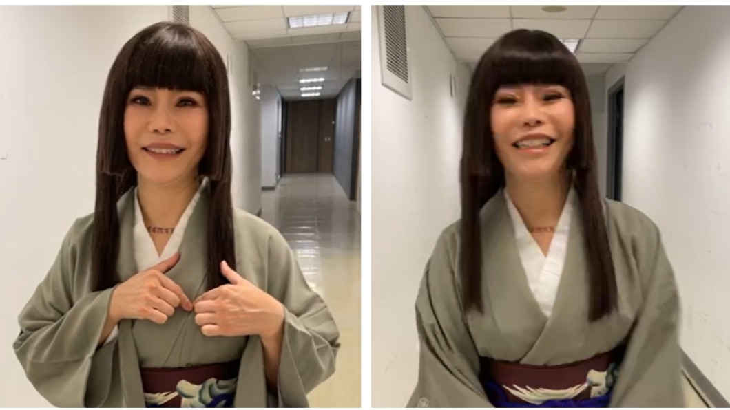 詹雅雯上工秀出新造型。(圖/翻攝自詹雅雯臉書)