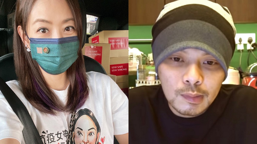 見黃明志疾呼馬來西亞醫療物資匱乏，賈永婕迅速回應想幫忙。（圖／翻攝自Namewee YouTube頻道、賈永婕的跑跳人生臉書）