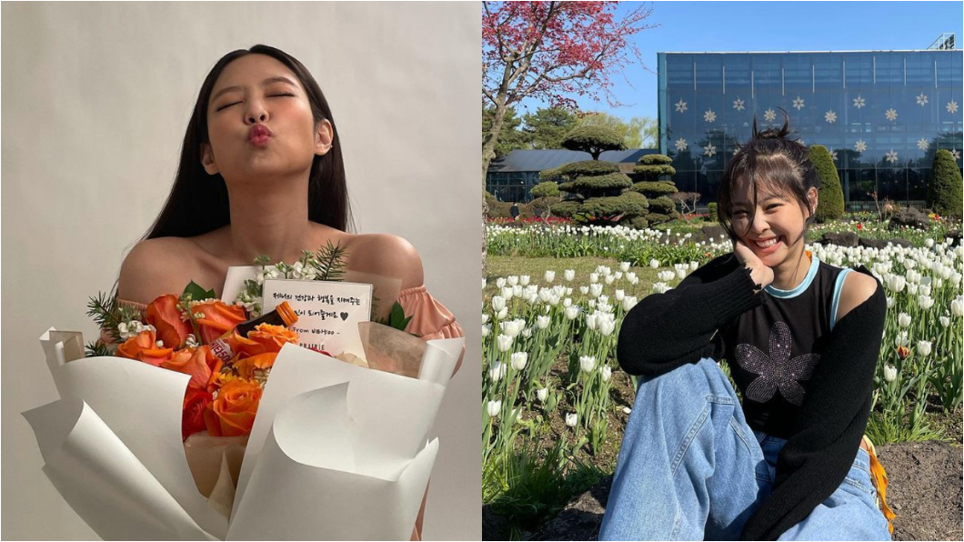 Jennie出道至今造型大多為直長髮，首次突破以往的造型。（圖／翻攝自jennierubyjane IG）
