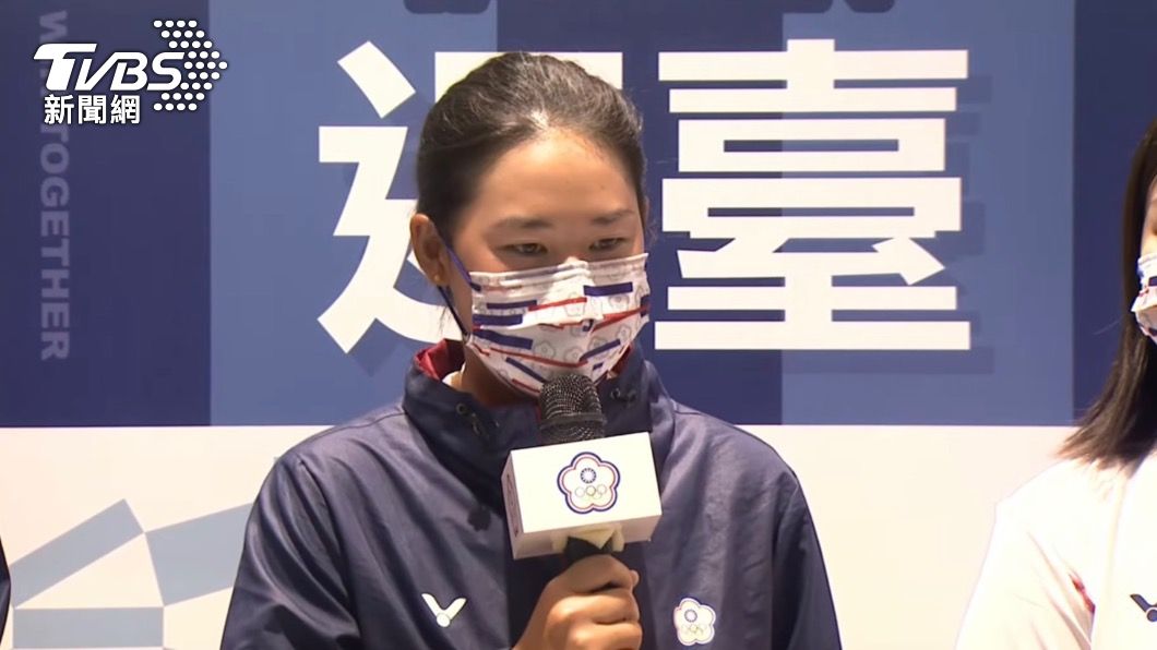 李旻坦言表現不如預期會持續加油。(圖/TVBS)