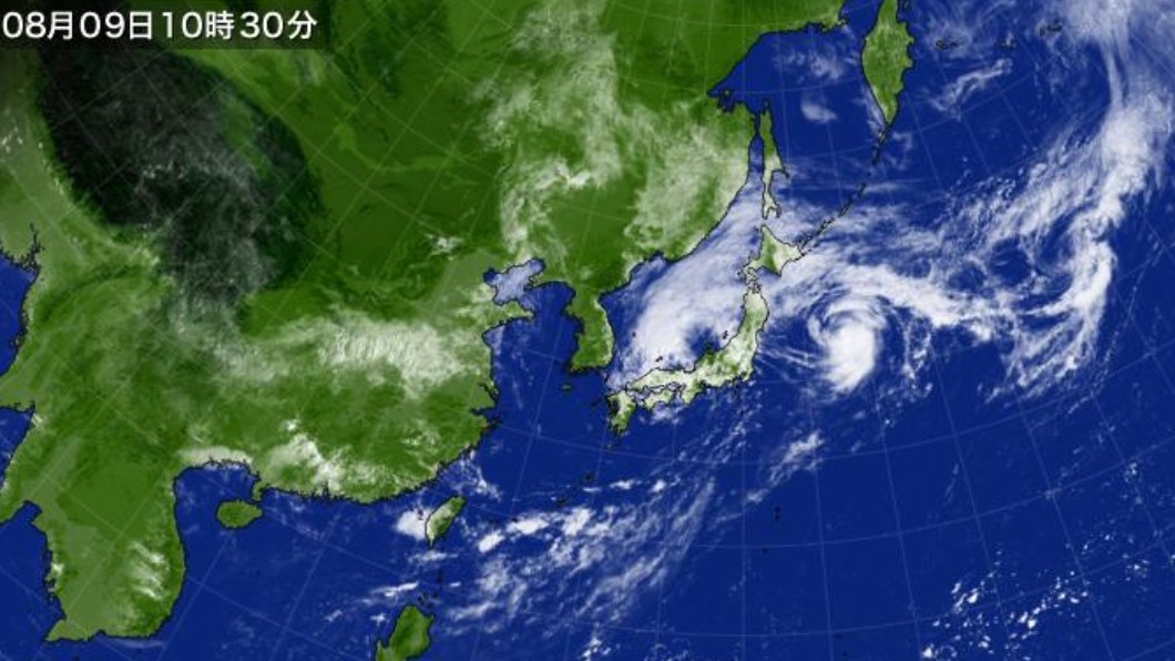西日本遭雨雲籠罩。(圖/翻攝自日本氣象協會)