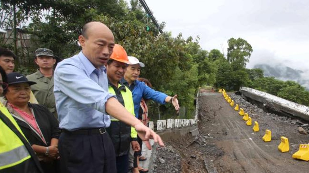 韓國瑜心疼高雄災民 支持者嘆:沒福氣擁有好市長