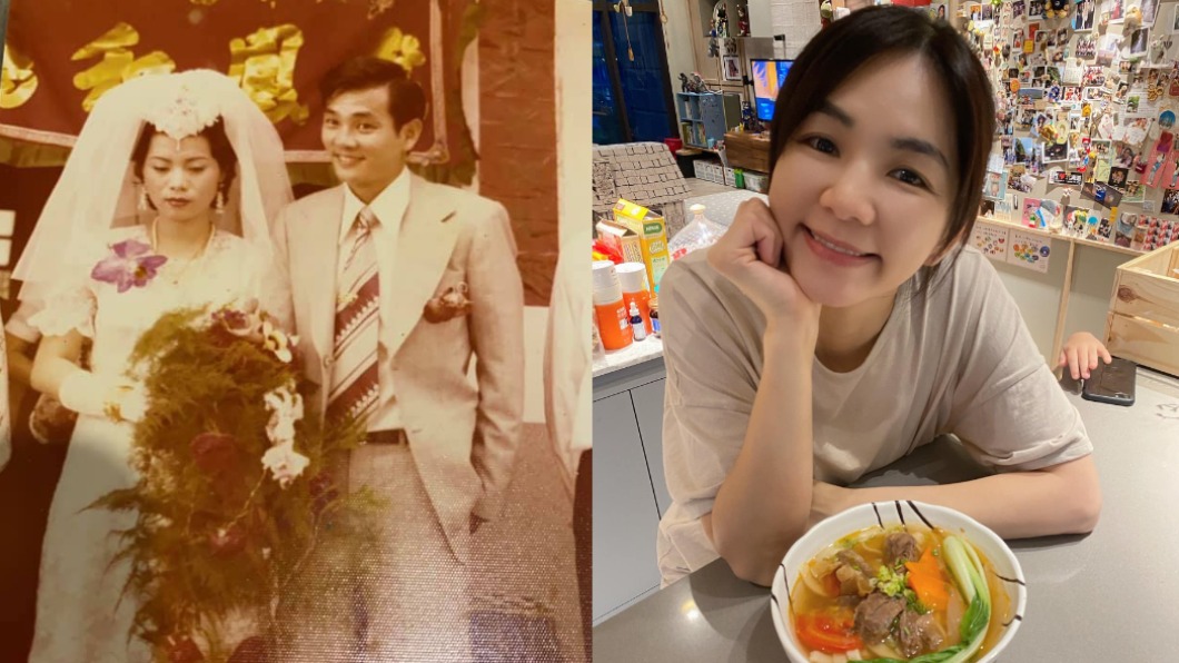 外婆基因好強!Ella曬爸媽結婚照 驚覺勁寶隔代遺傳