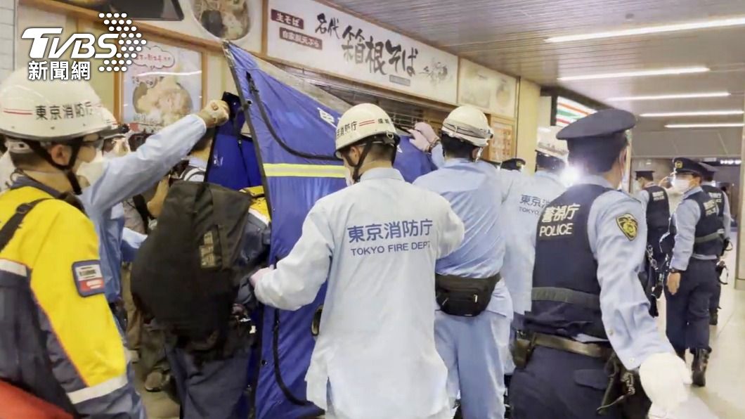 日男電車隨機行凶10人傷 官員譴責「極其凶狠惡質」