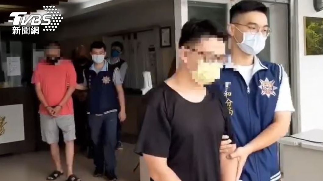 警方逮捕七名主嫌共犯。(圖/TVBS)