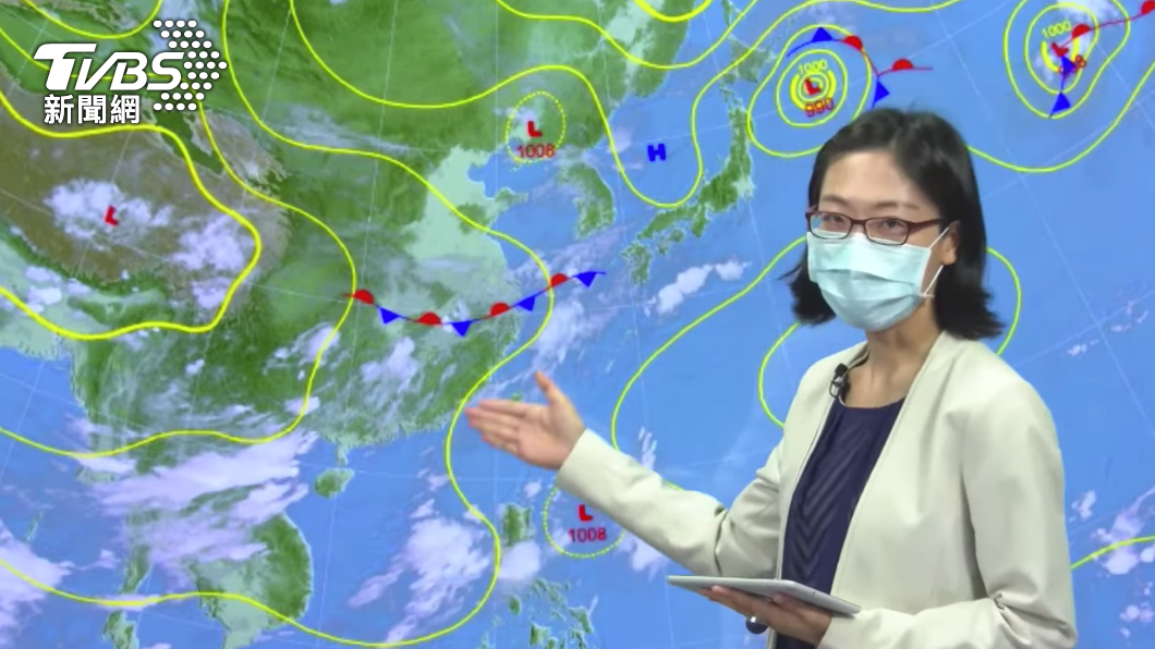 預報員朱美霖指出，未來一週中南部有短暫陣雨，其他各地都是以午後雷雨為主。（圖／TVBS）