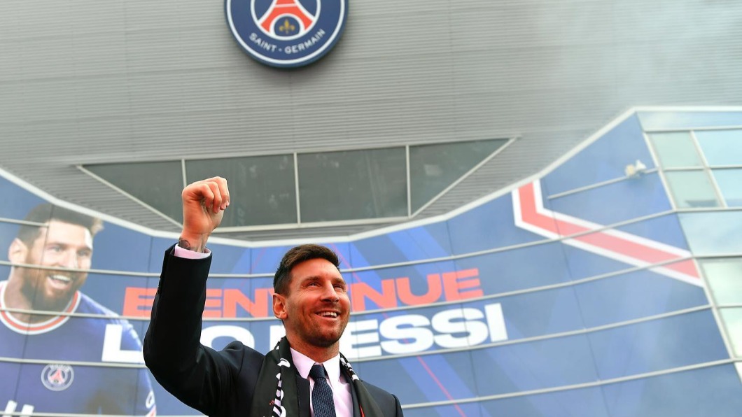 自從梅西宣布加盟後,PSG的社群媒體粉絲人數高漲。(圖/翻攝自Leo Messi Facebook)