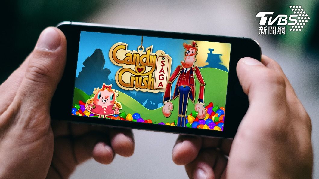 糖果為主題的Candy Crush Saga一推出新關卡皆吸引許多玩家。(示意圖/shutterstock達志影像)