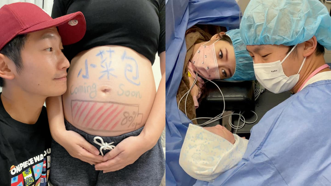 夫妻倆歷經3次試管失敗,終於順利喜迎兒子誕生。(圖/翻攝自蔡昌憲臉書)