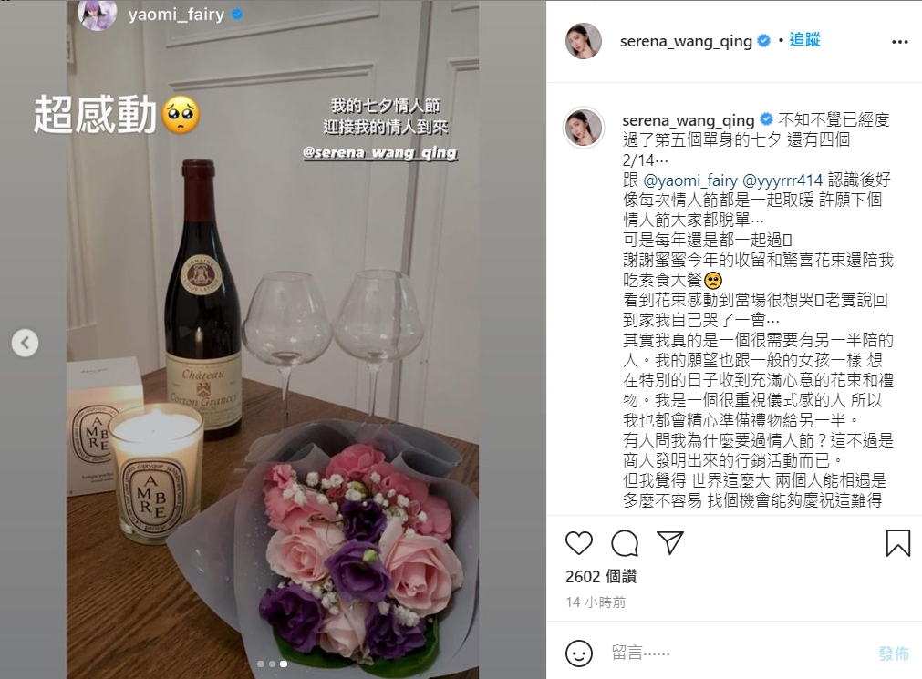王晴單身5年,坦言需要另一半陪伴。(圖/翻攝自王晴IG)