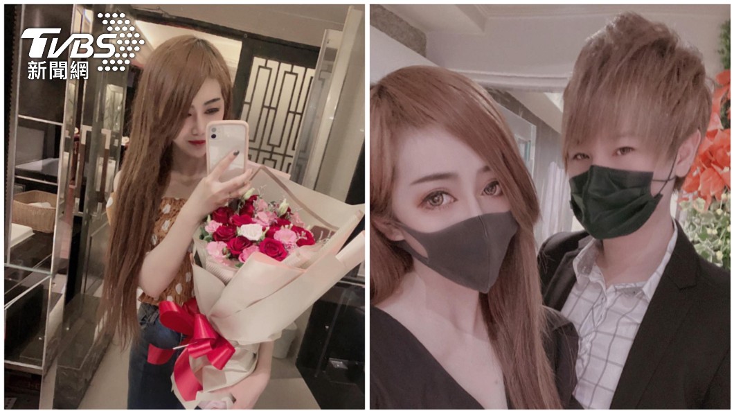 羅湘葶透露先前交往紀念日時男友就有送玫瑰花給她。(圖/羅湘葶授權提供)