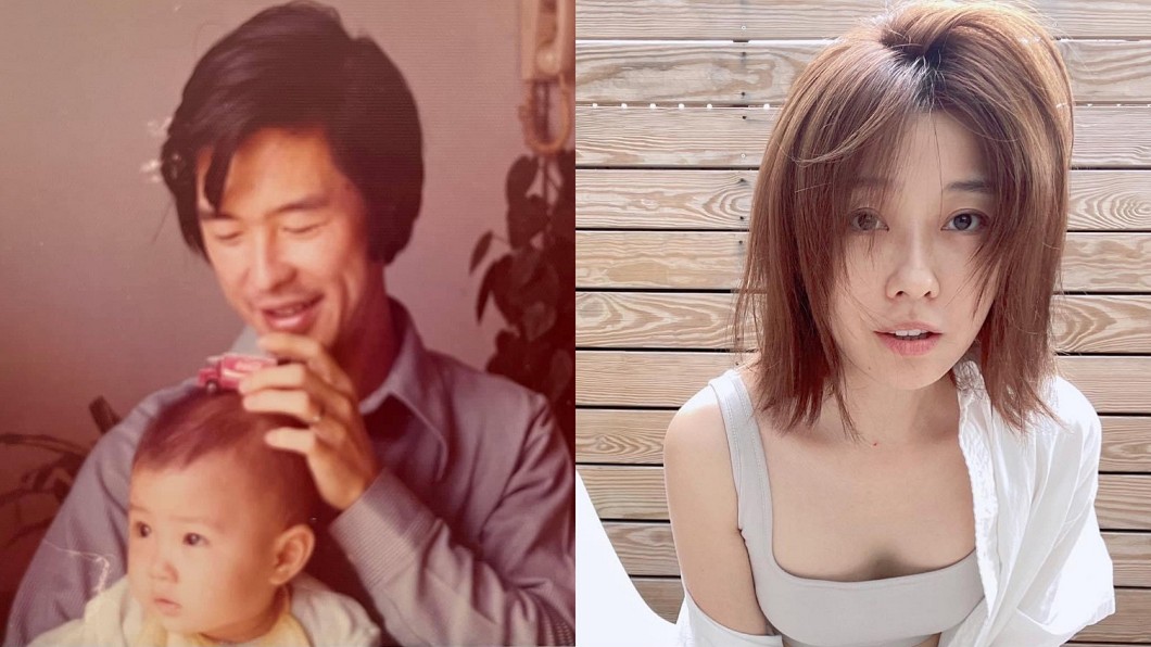 李維維父親節還PO出父女合照說「我真的很愛你」。（圖／翻攝自李維維臉書）