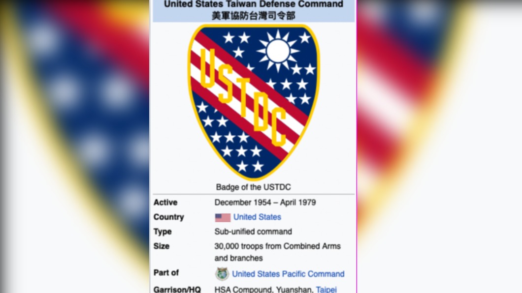 美國早在斷交時就已將駐台美軍撤出。(圖/翻攝自維基百科)