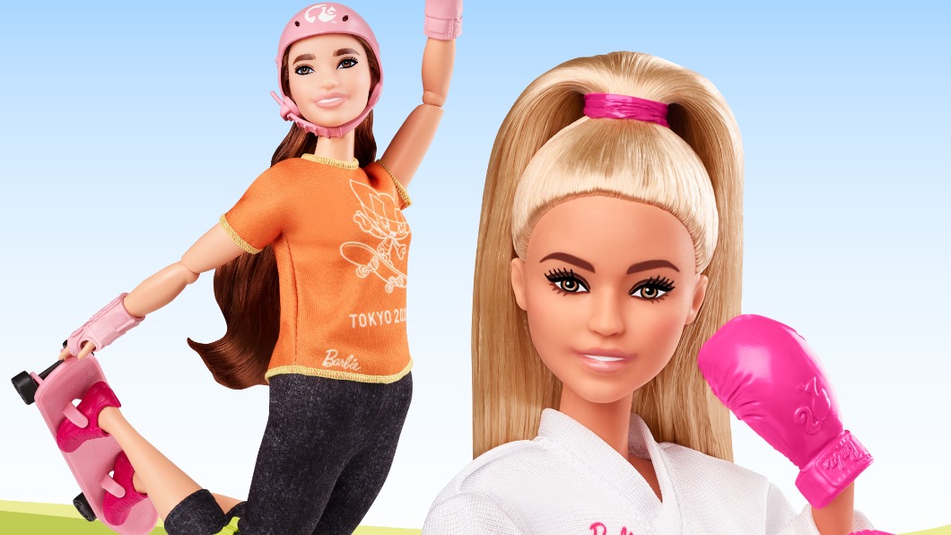 美泰兒解釋滑板芭比代表亞裔美籍運動員,但網友並不買單。(圖/Twitter@Barbie)
