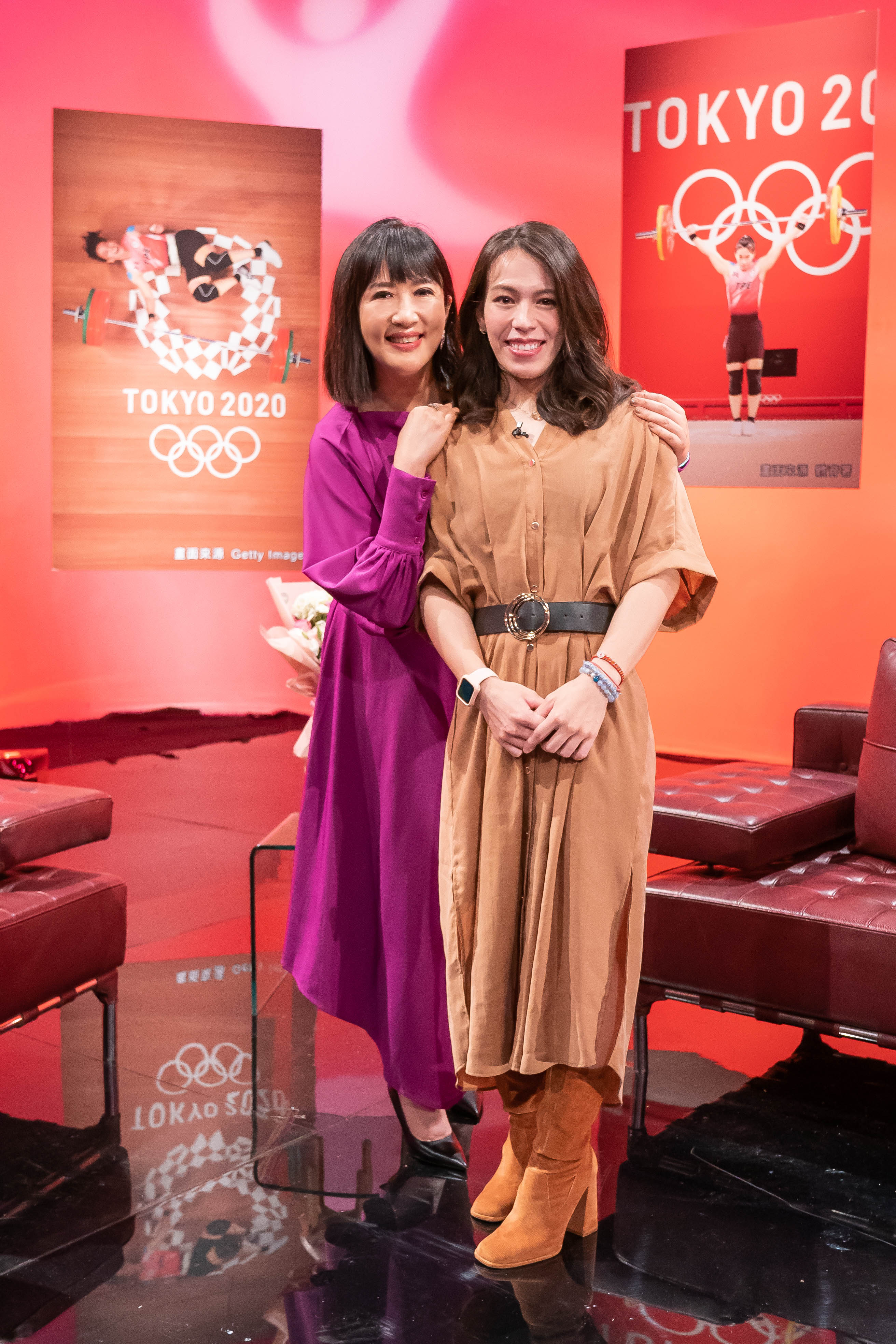 郭婞淳受資深主播方念華的邀請，到《TVBS看板人物》聊聊她的東奧之旅。。（圖／TVBS）