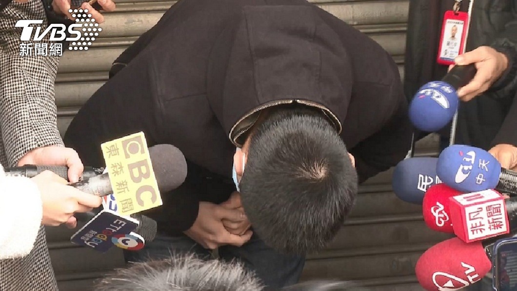 王姓少東在神隱7天後現身鞠躬道歉。(圖/TVBS資料畫面)