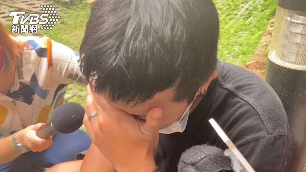 女友溺水讓林姓男友相當自責。(圖/TVBS)