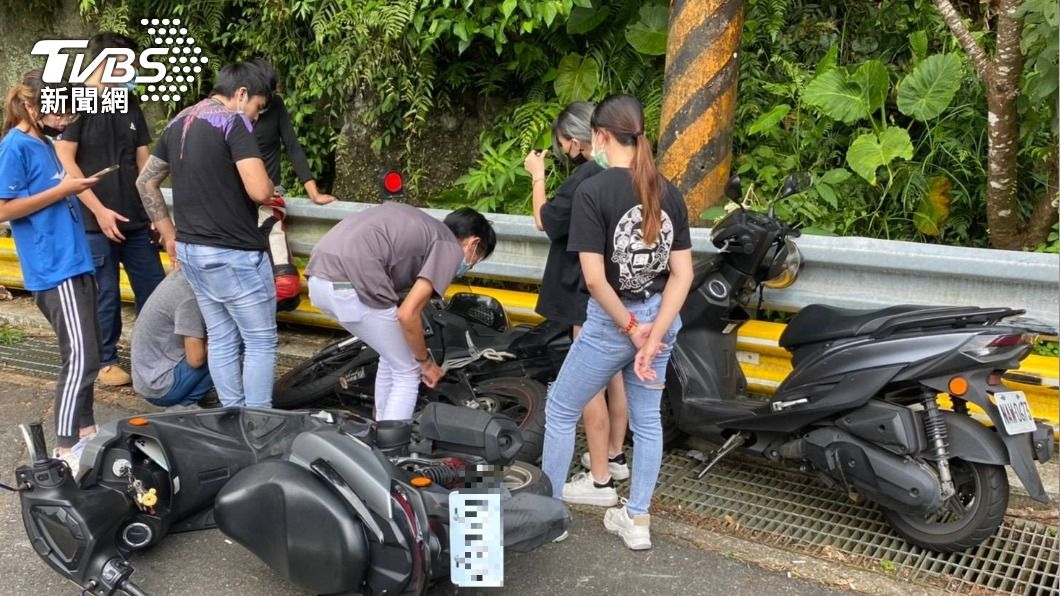 柯姓男子無照駕駛。(圖/TVBS)