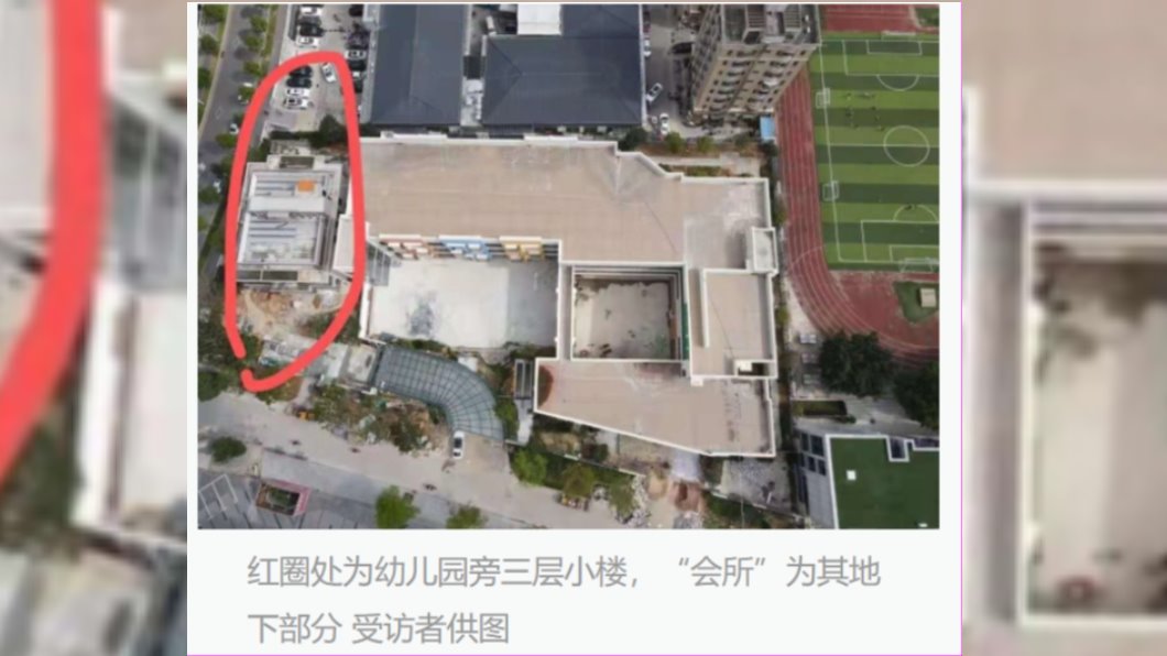 大陸深圳一間幼稚園暗藏神祕通道。(圖/翻攝自《澎湃新聞》)