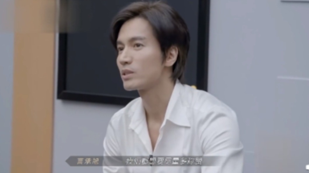 言承旭在節目上吐露心聲。(圖/翻攝自新浪綜藝微博)