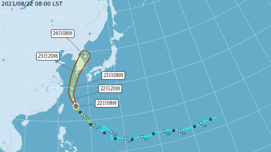 中元普渡防午後暴雨！奧麥斯今離台最近「降雨熱區在這」