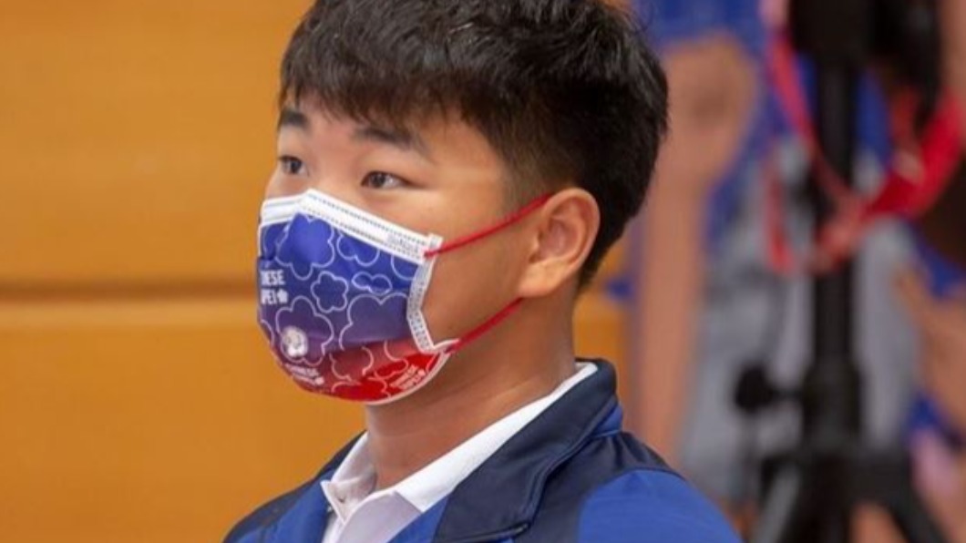 游泳選手陳亮達。(圖/翻攝自蔡英文IG)
