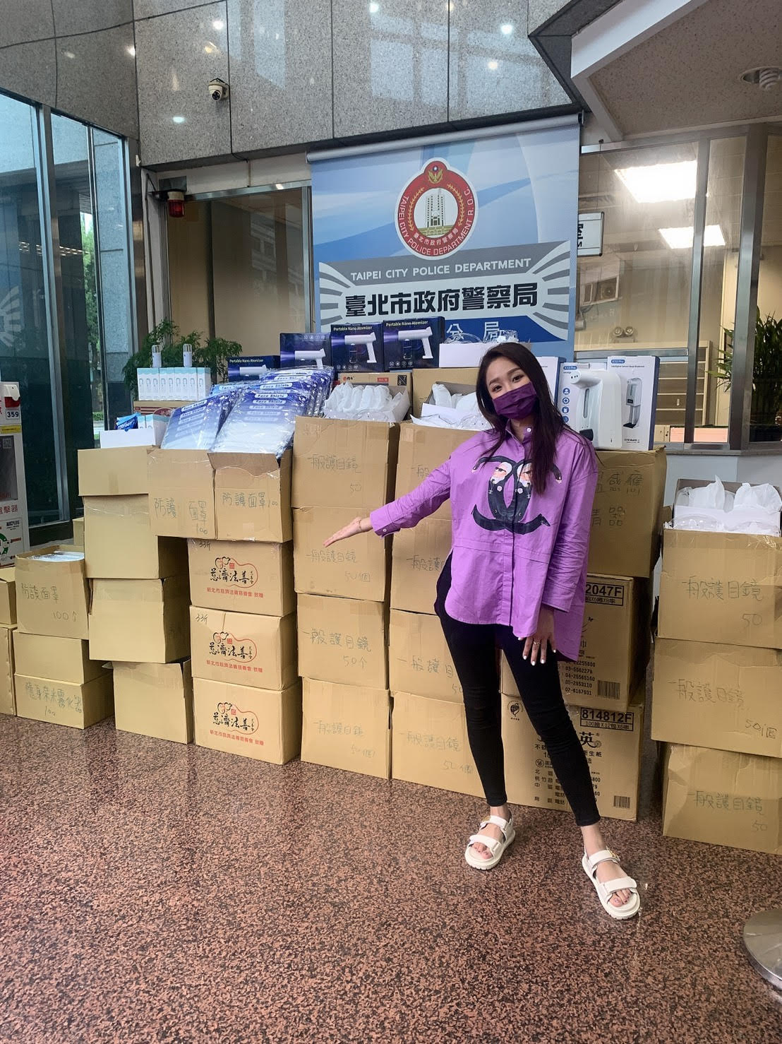 賴慧如疫情期間積極做愛心。（圖／民視提供）