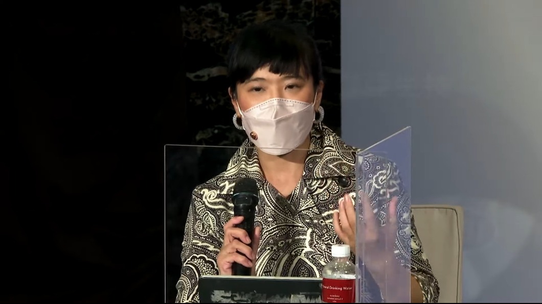 醫藥臨床研究處長沈雅慧說，是看疾管署記者會才知道EUA沒有通過。（圖／聯亞集團提供）