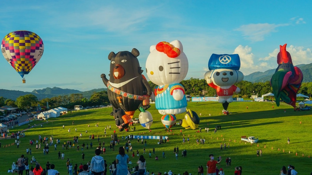 受疫情影響,台東熱氣球嘉年華今年僅限台東人參加。(圖/翻攝自饒慶鈴臉書)