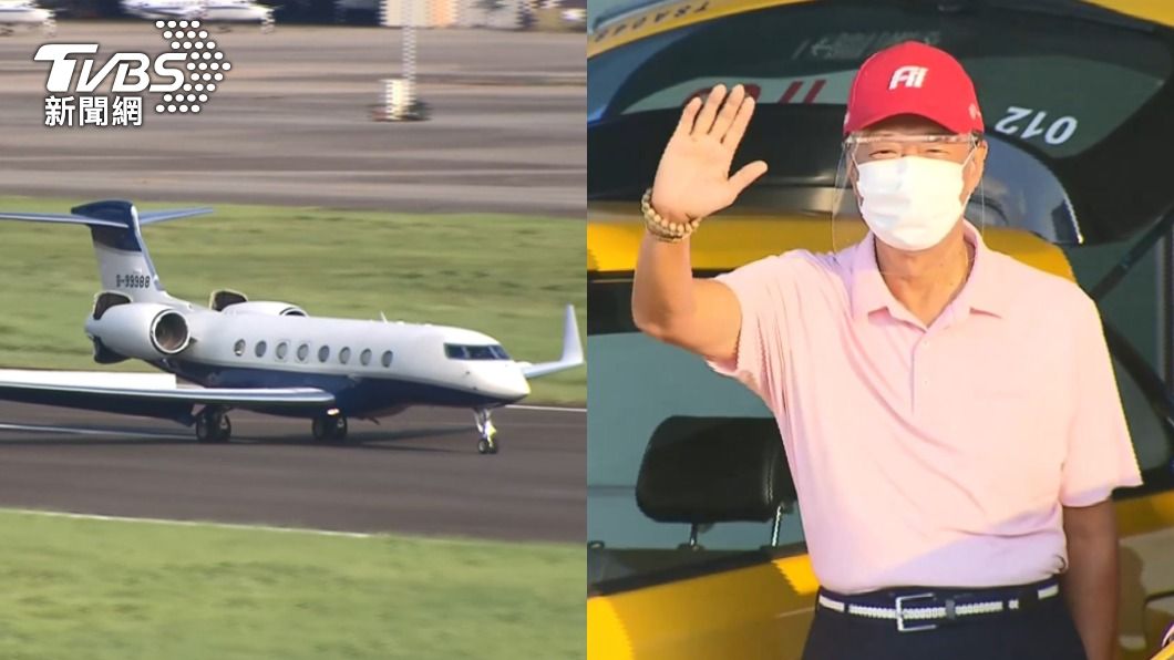 郭台銘回來了！赴歐催疫苗「已盡力」　下專機直接隔離